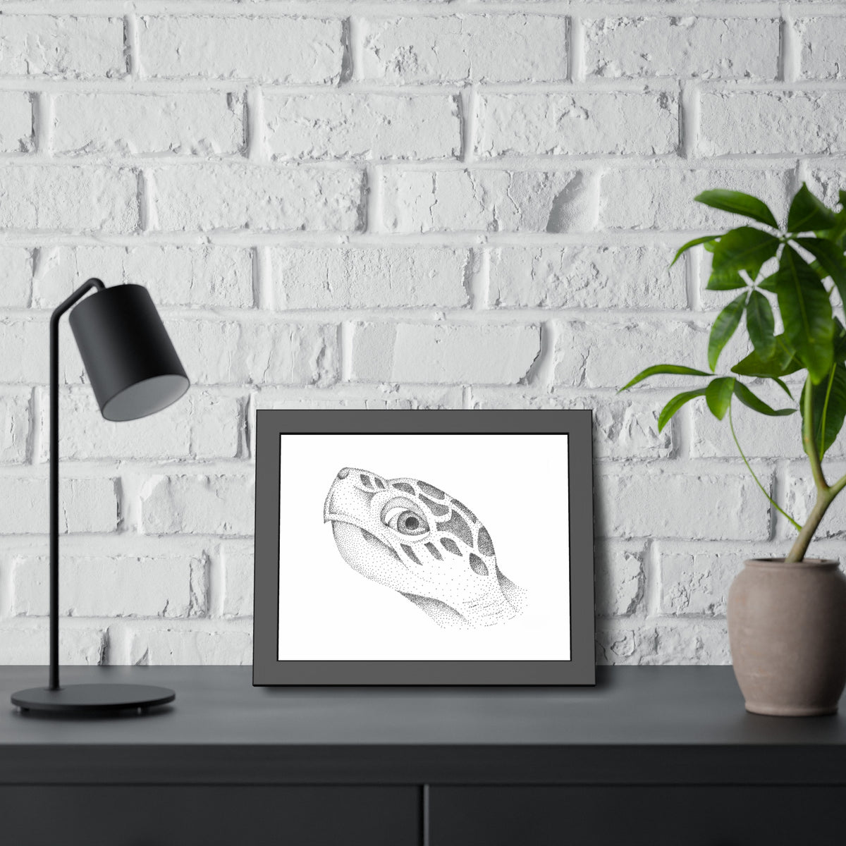 Framed Paper Posters - Sea Turtle