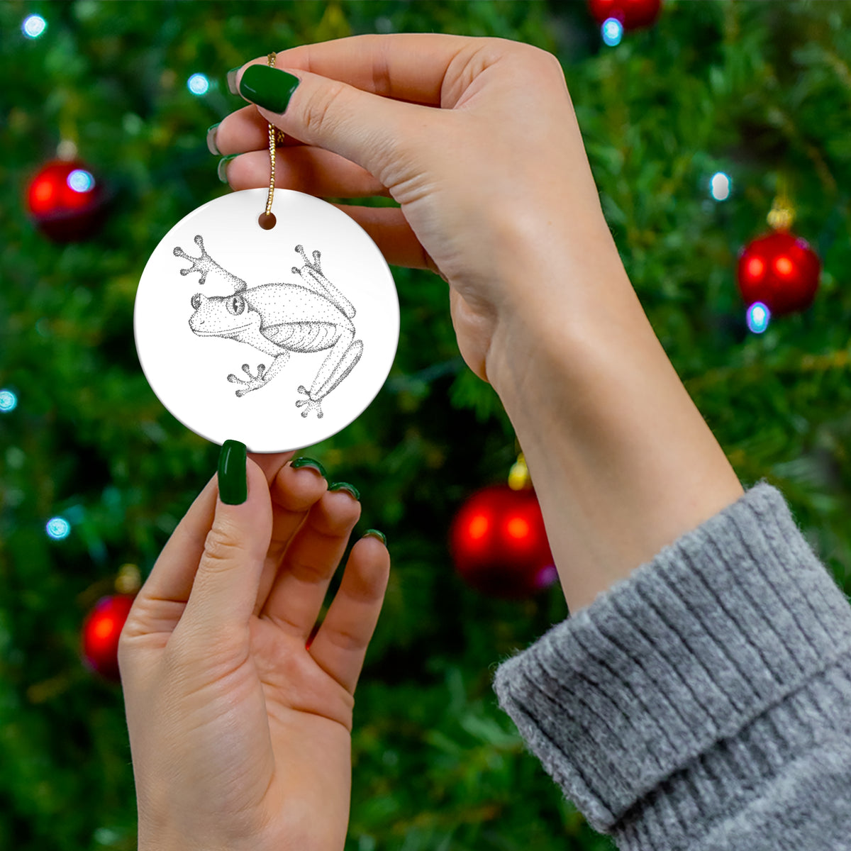 Ceramic Ornament — Tree Frog