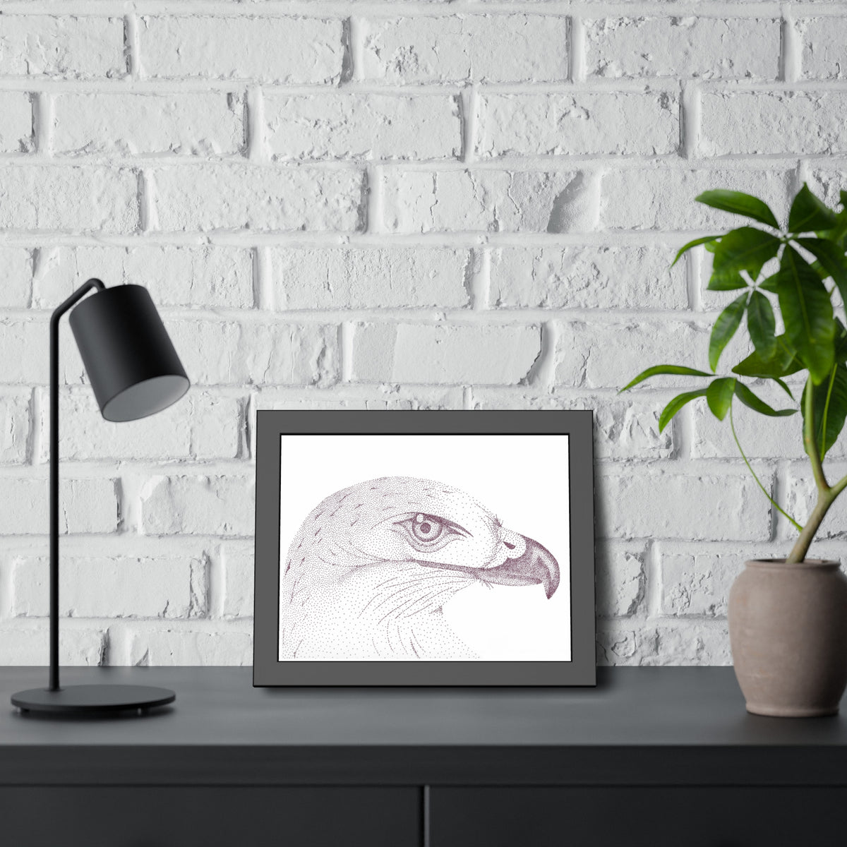 Framed Paper Posters - Hawk