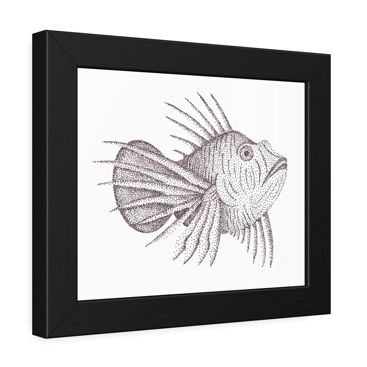 Framed Paper Posters - Lionfish