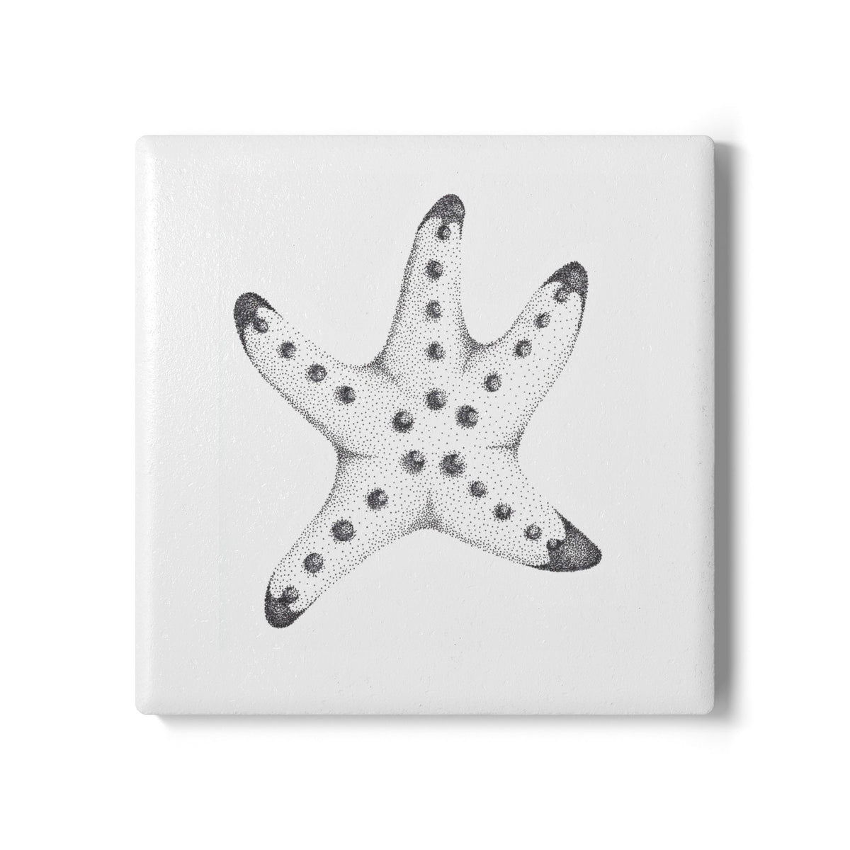 Ceramic Drink Coaster Set — Starfish