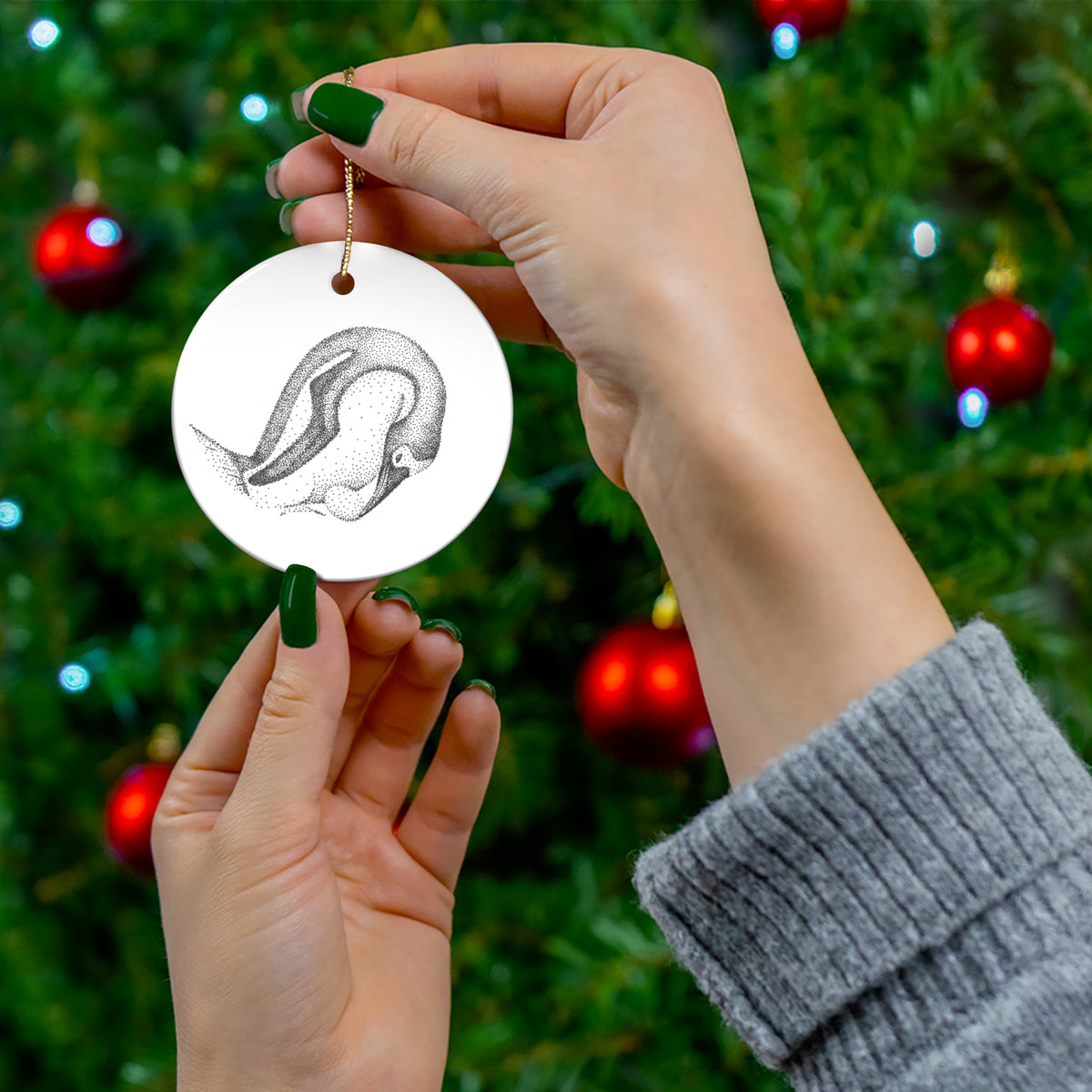 Ceramic Ornament — Penguin