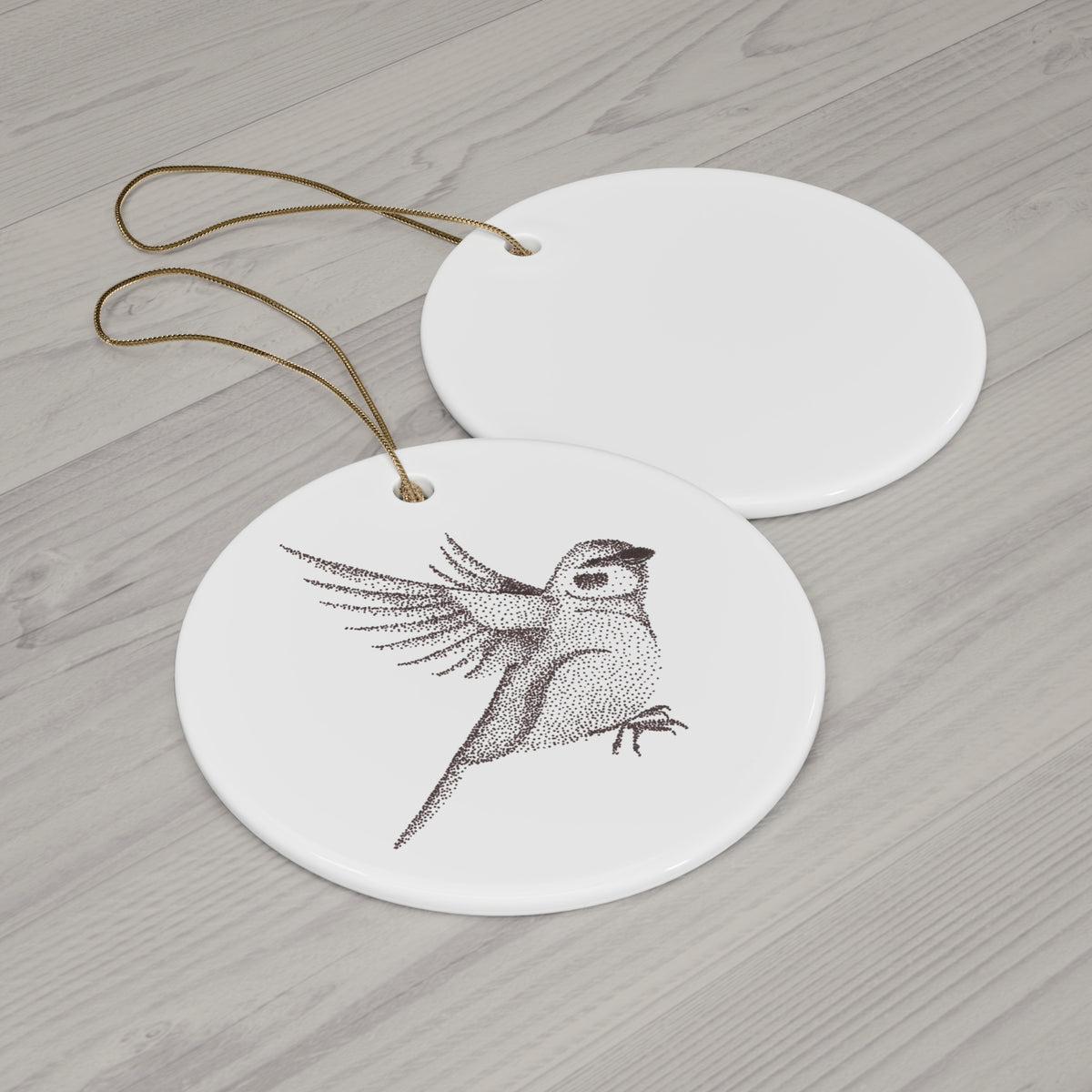 Ceramic Ornament — Sparrow