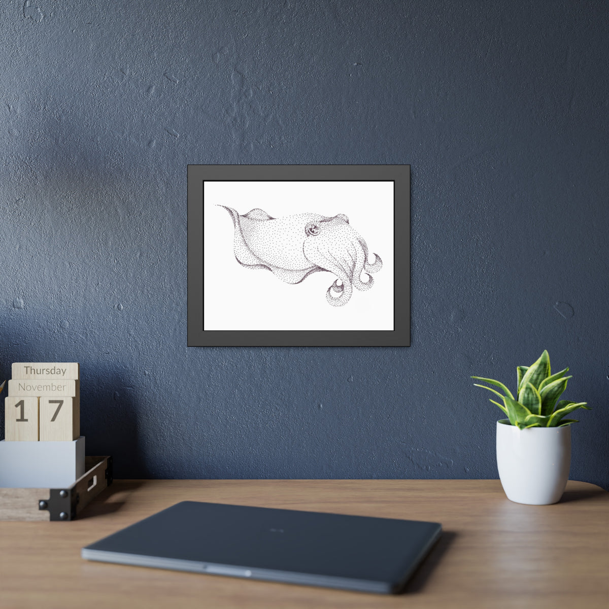 Framed Paper Posters - Cuttlefish