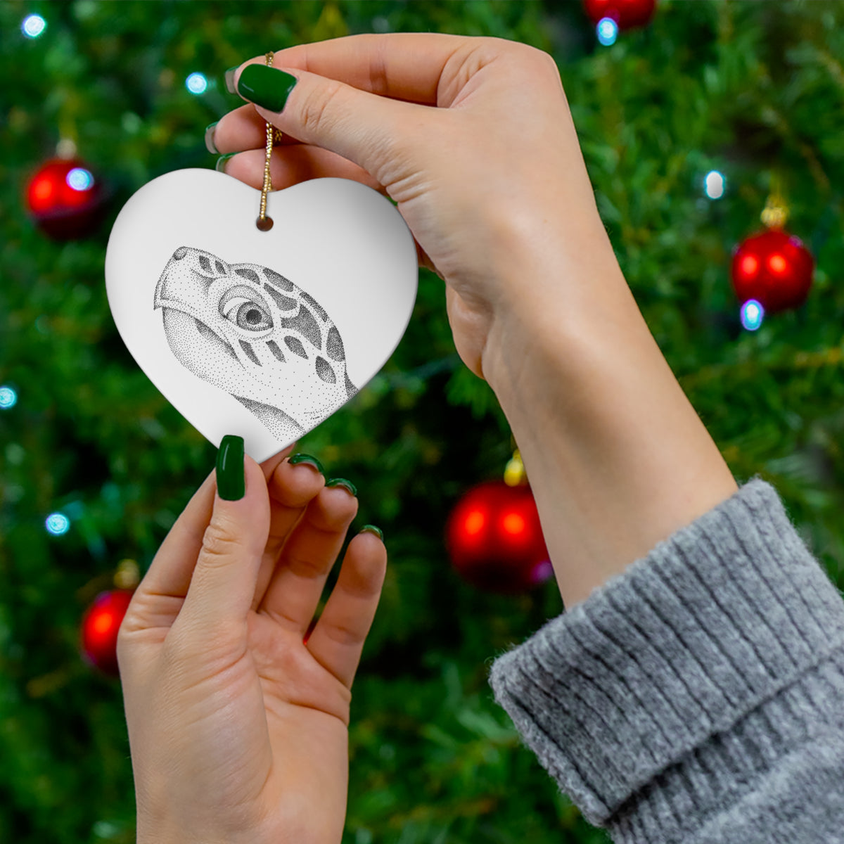 Ceramic Ornament — Sea Turtle