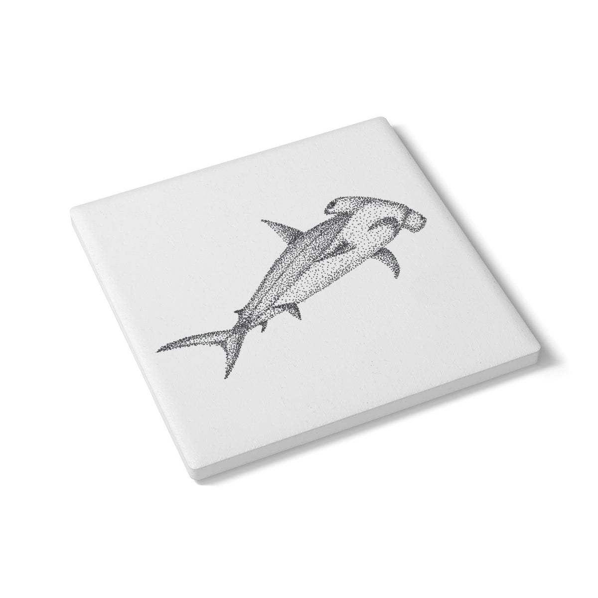 Ceramic Drink Coaster — Hammerhead Shark