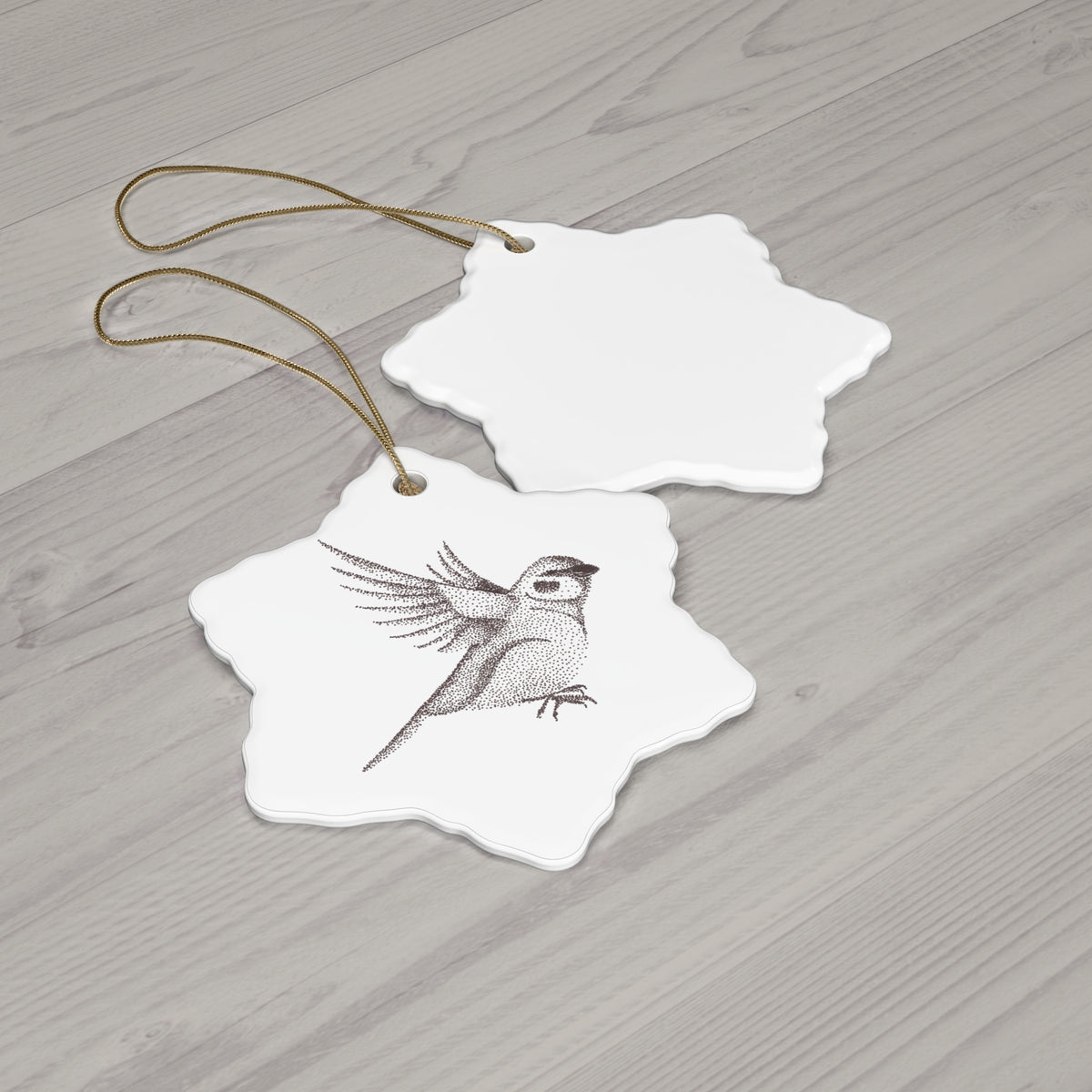 Ceramic Ornament — Sparrow