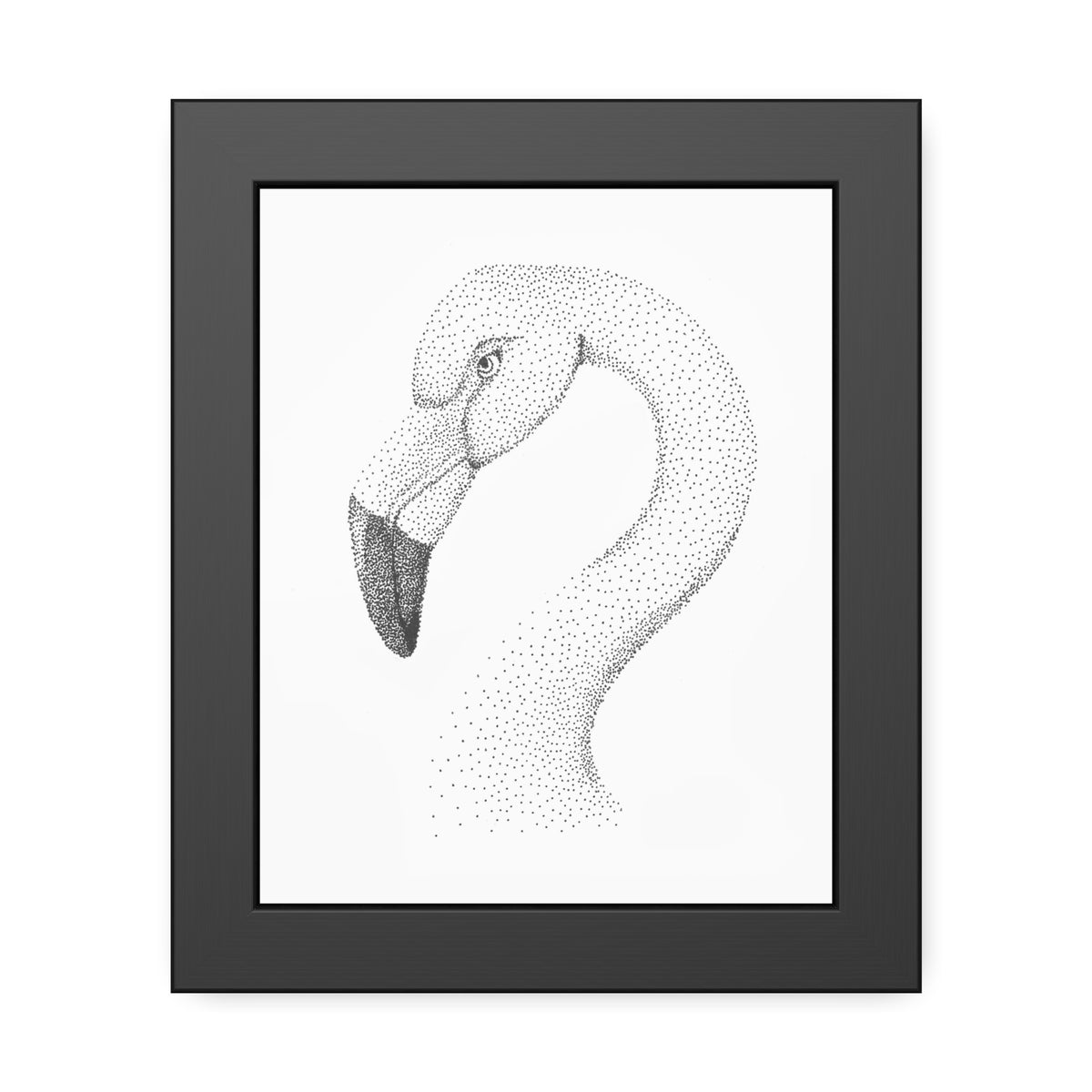 Framed Paper Posters - Flamingo
