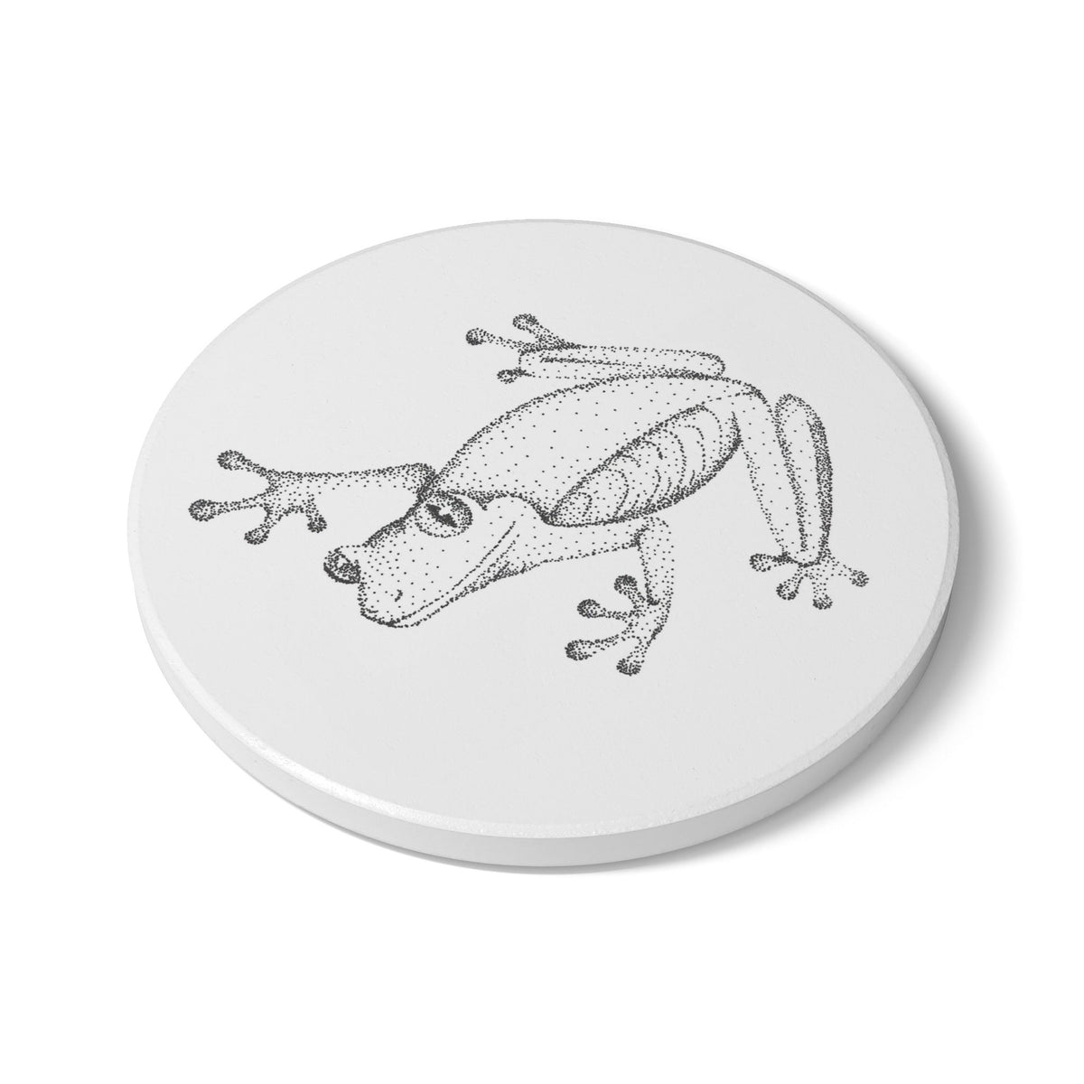 Ceramic Drink Coaster Set — Tree Frog