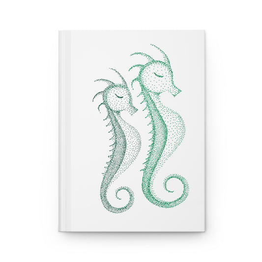 Hardcover Journal - Seahorse Pair