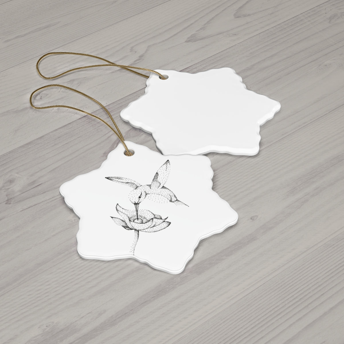 Ceramic Ornament — Hummingbird