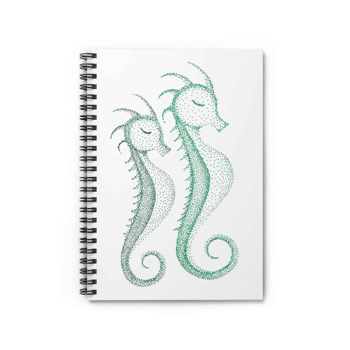 Spiral Notebook - Seahorse Pair