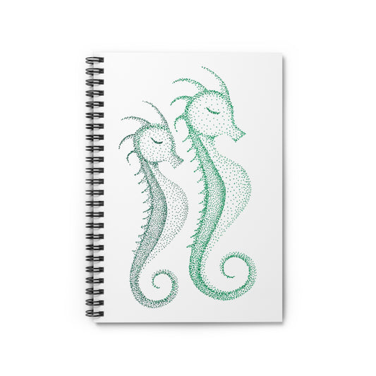 Spiral Notebook - Seahorse Pair