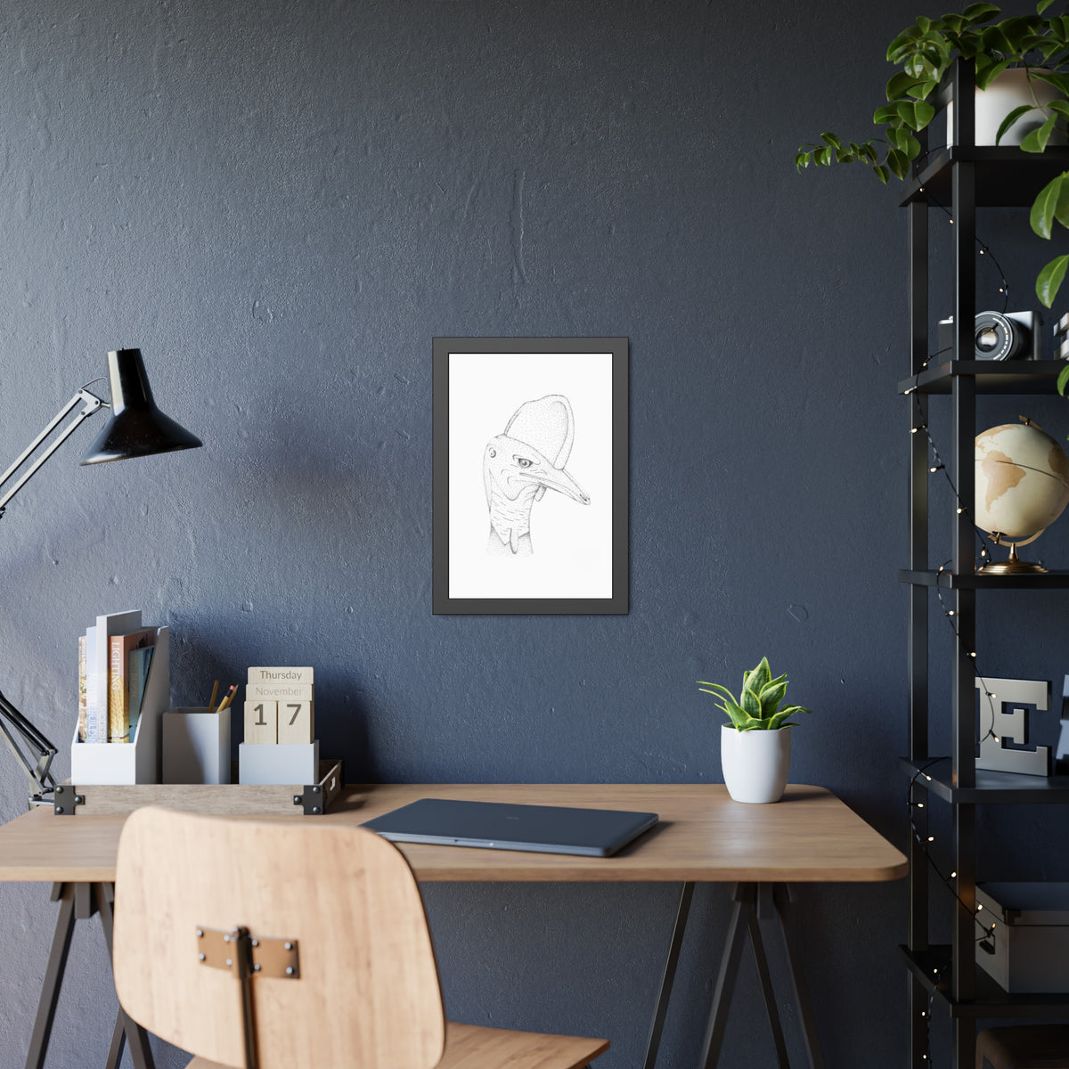 Framed Paper Posters - Cassowary