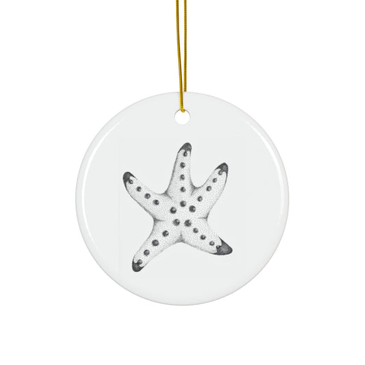 Ceramic Ornament — Chip Starfish
