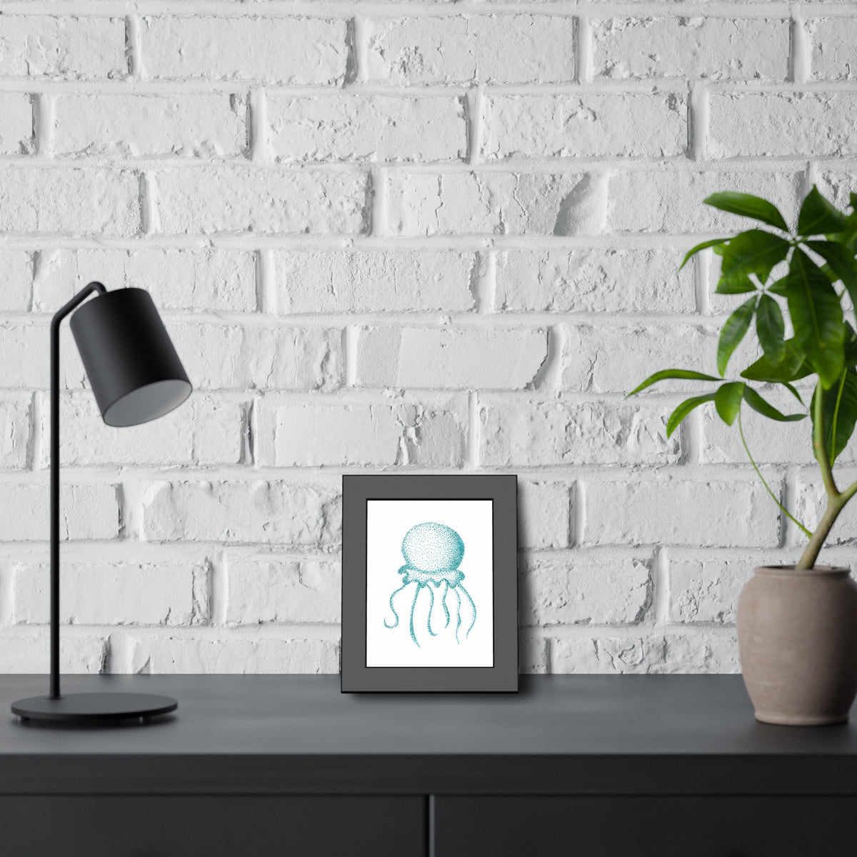 Framed Paper Posters - Jellyfish