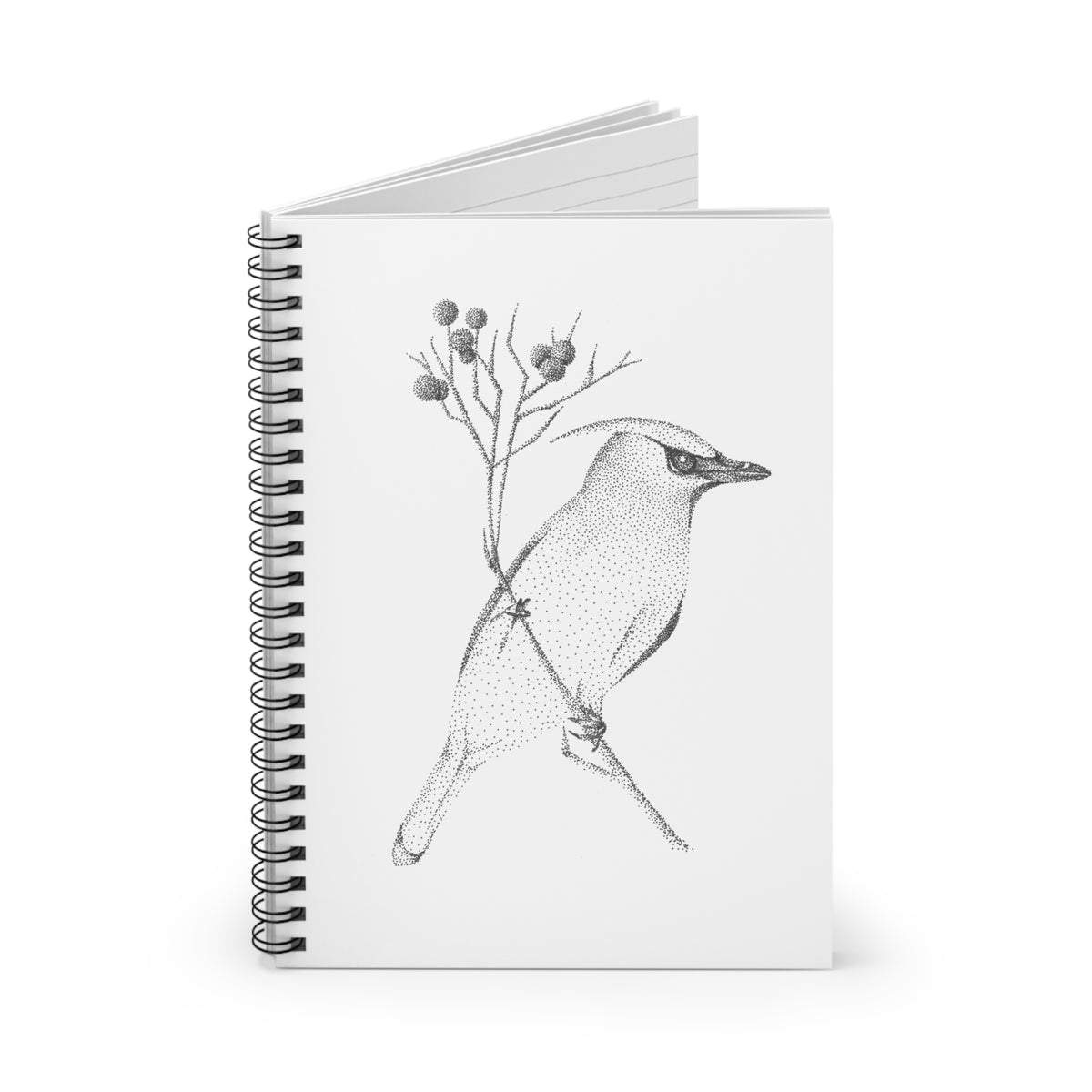 Spiral Notebook - Waxwing