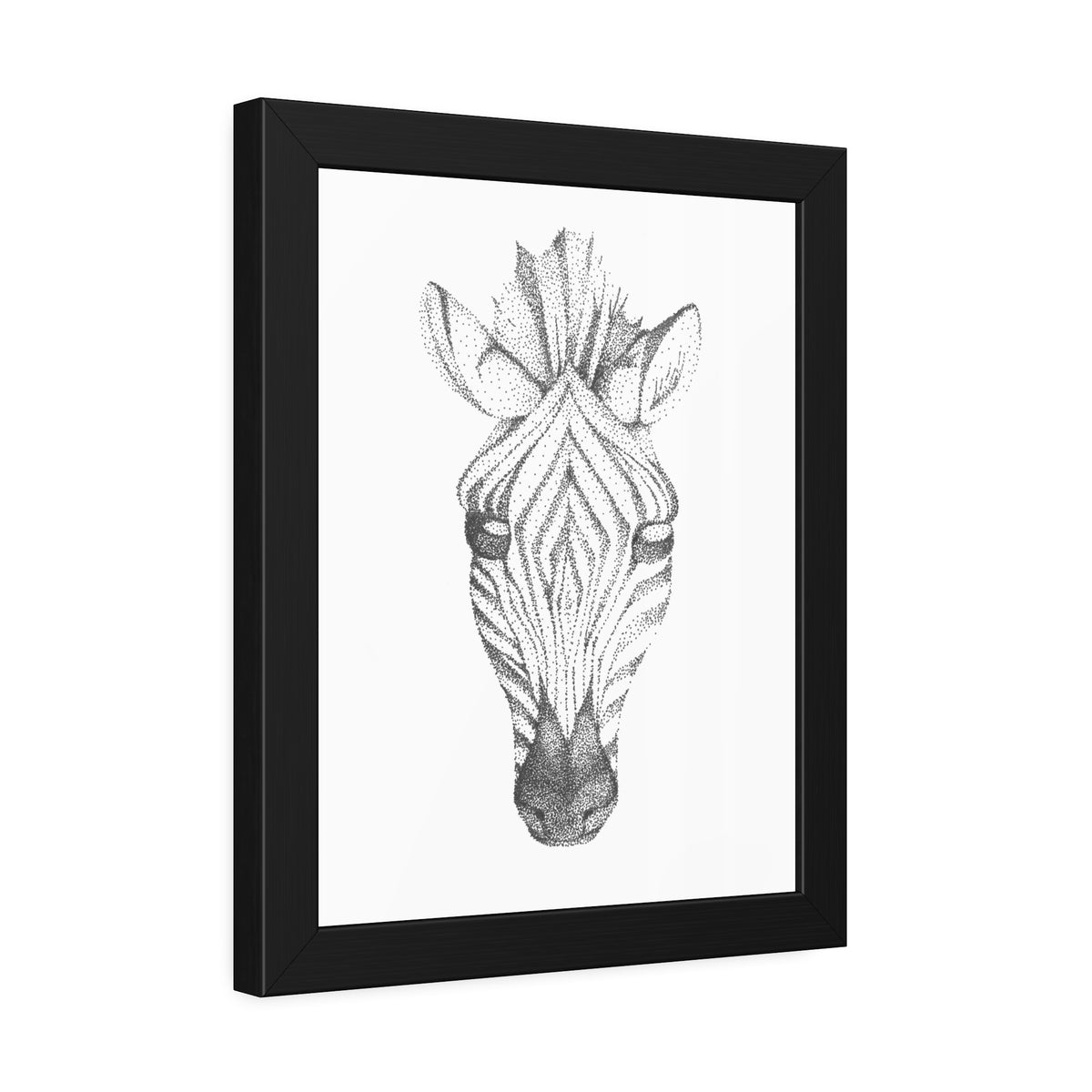 Framed Paper Posters - Zebra