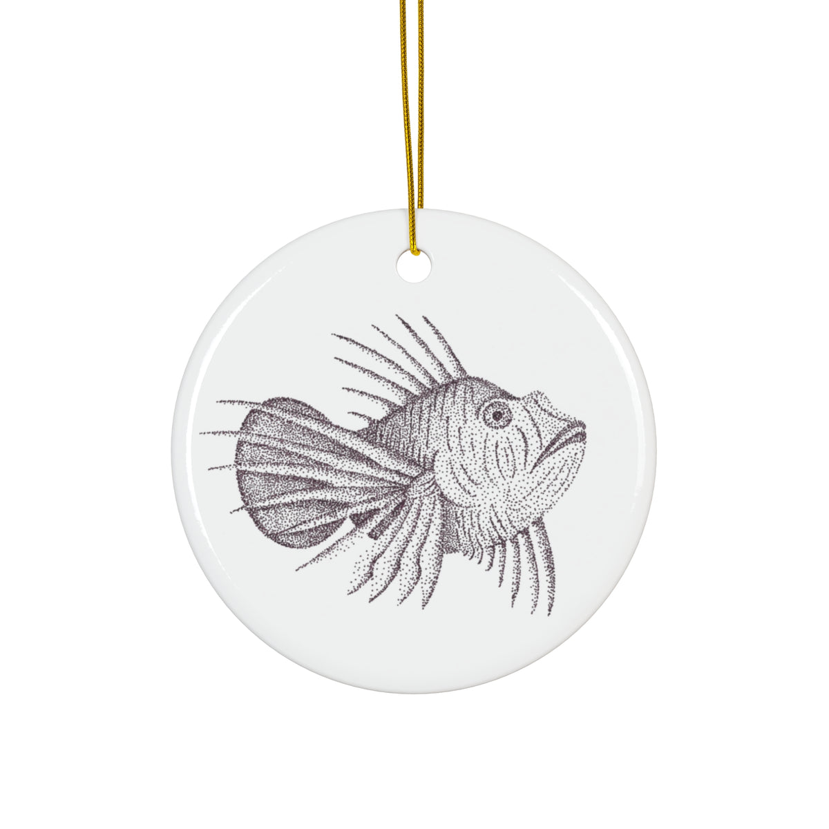 Ceramic Ornament — Lionfish