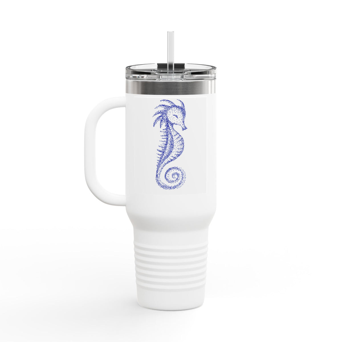 Insulated Travel Mug, 40oz - Seahorse