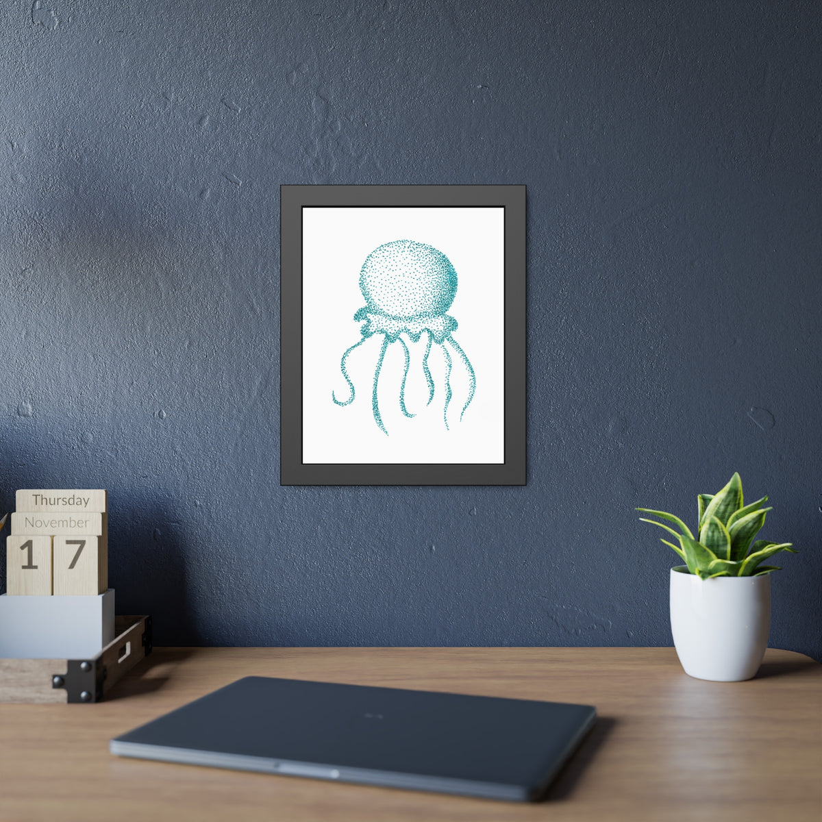 Framed Paper Posters - Jellyfish