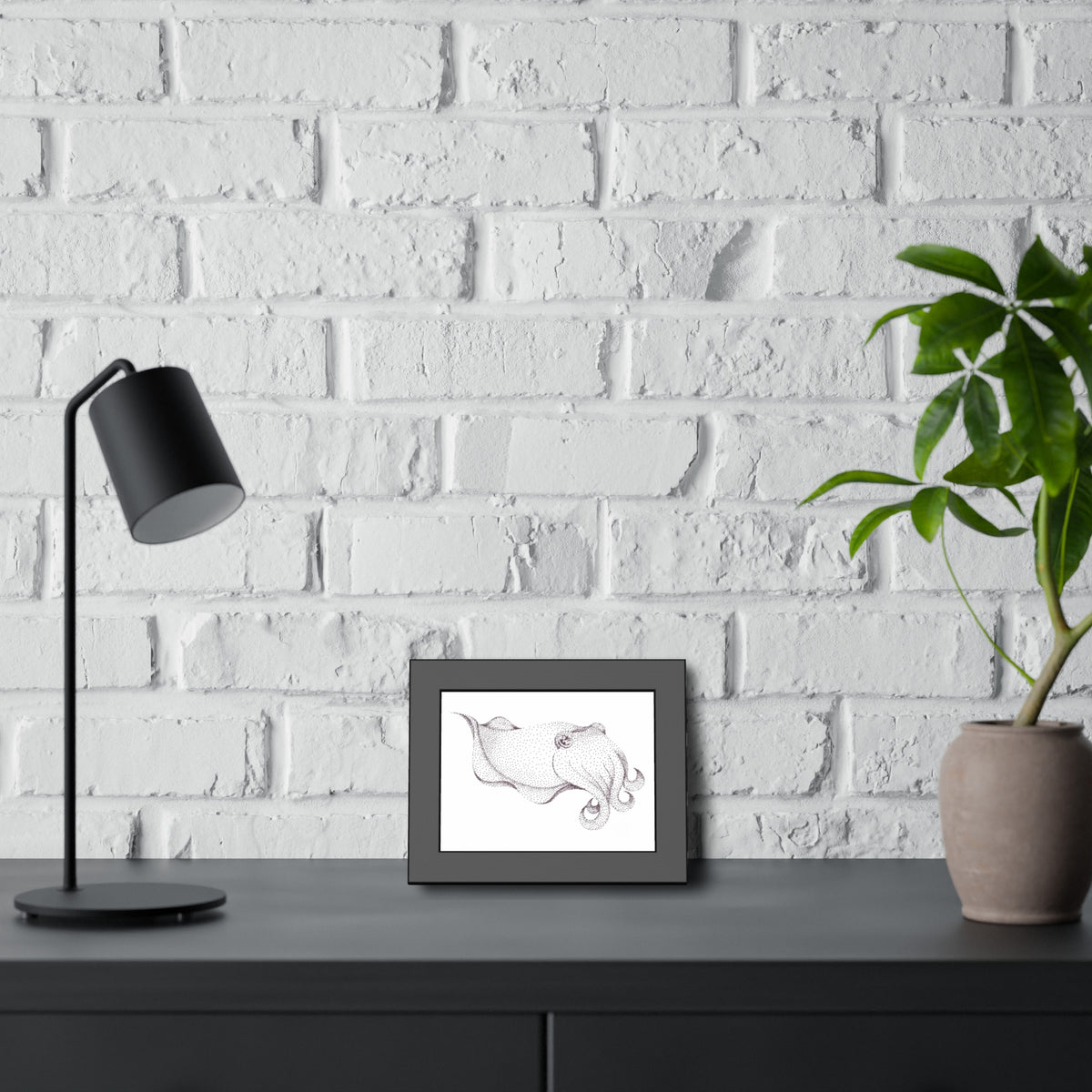 Framed Paper Posters - Cuttlefish
