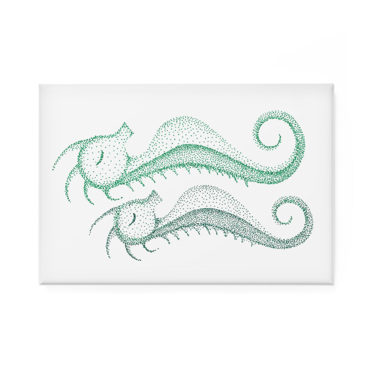 Magnet, Rectangle - Seahorse Pair