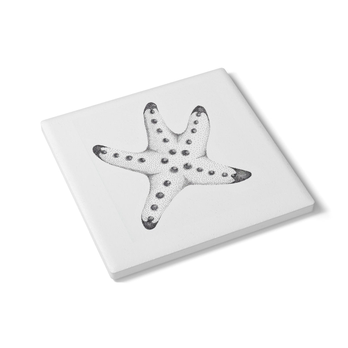 Ceramic Drink Coaster Set — Starfish