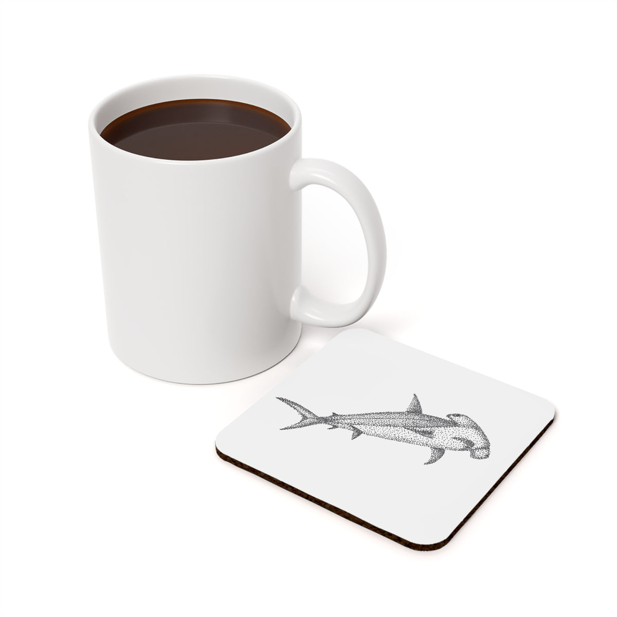 Cork Back Coaster - Hammerhead