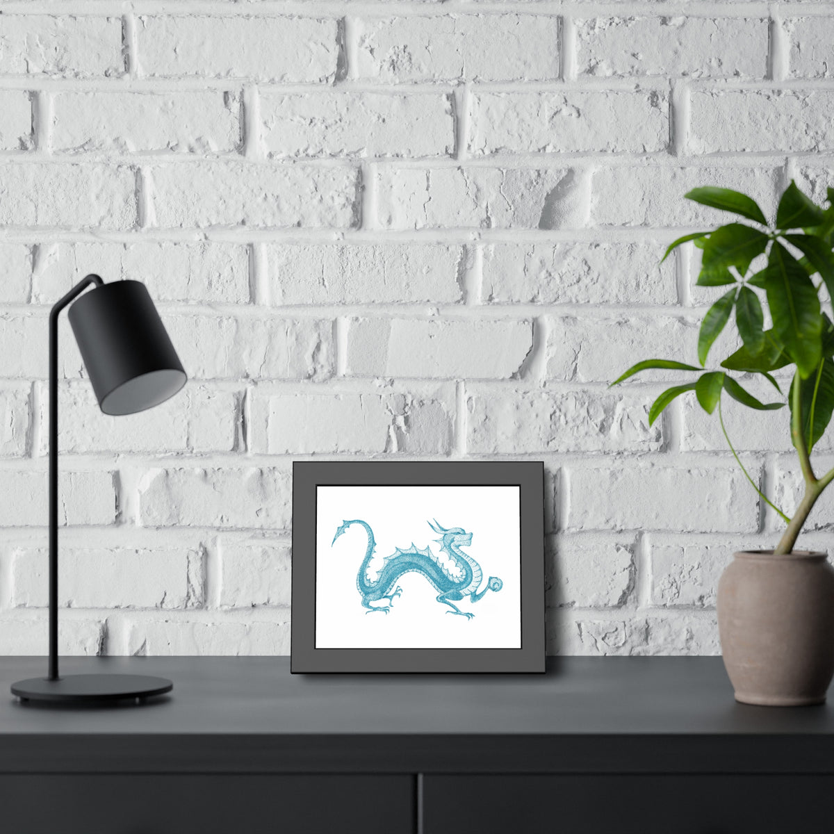 Framed Paper Posters - Dragon
