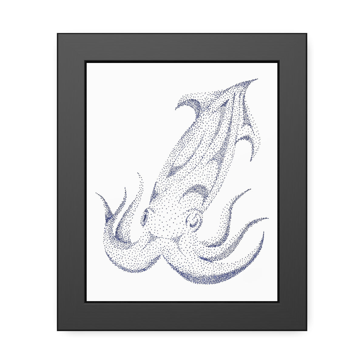 Framed Paper Posters - Squid