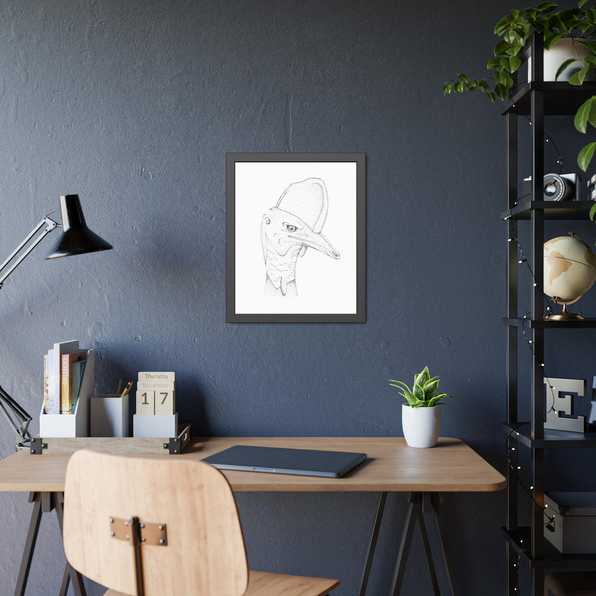 Framed Paper Posters - Cassowary