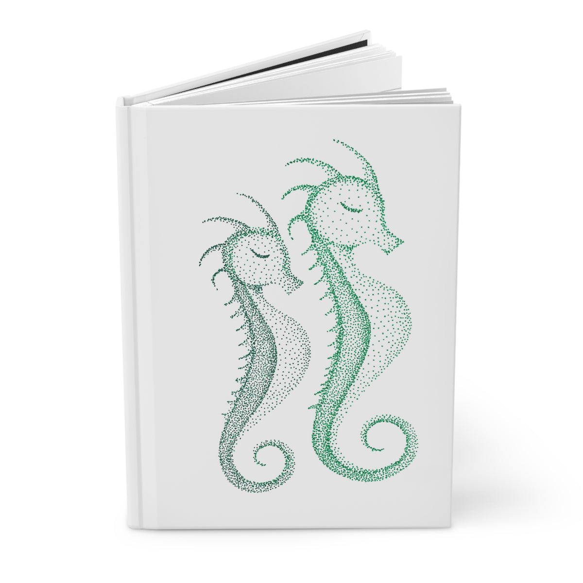 Hardcover Journal - Seahorse Pair