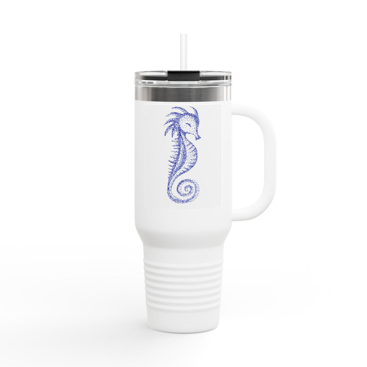 Insulated Travel Mug, 40oz - Seahorse