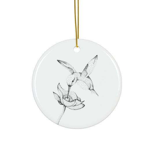 Ceramic Ornament — Hummingbird