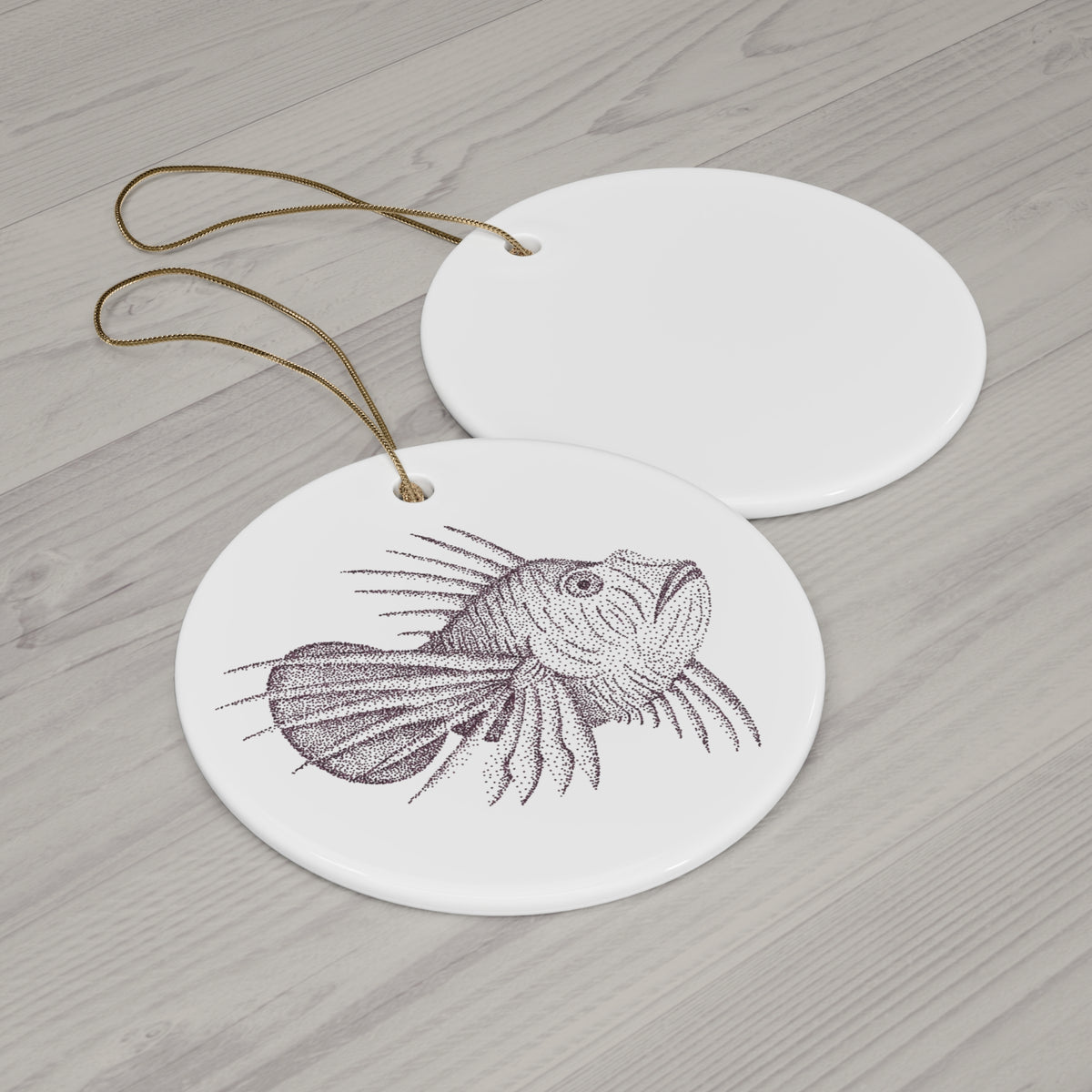 Ceramic Ornament — Lionfish
