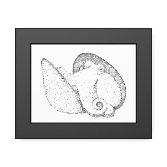 Framed Paper Poster - Shelled Octopus