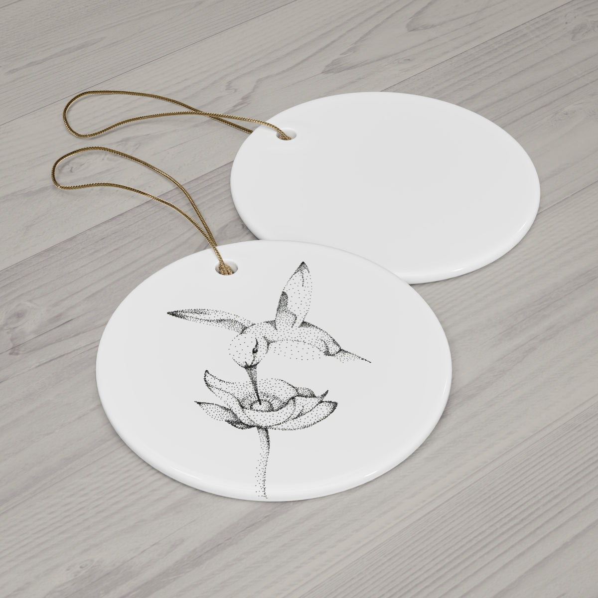 Ceramic Ornament — Hummingbird