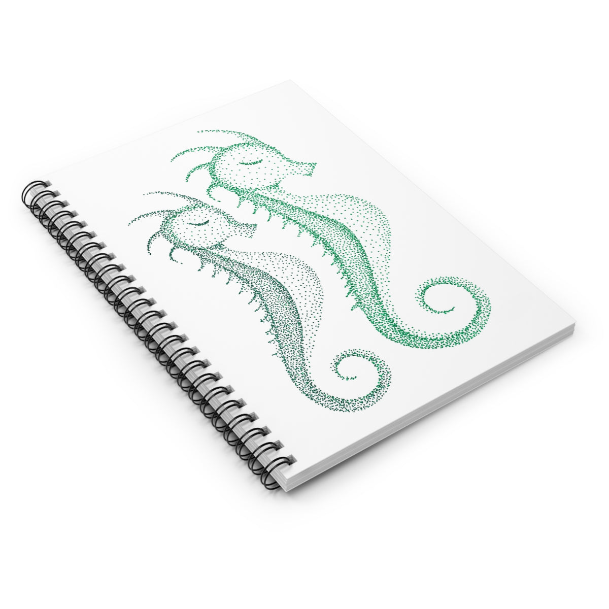 Spiral Notebook - Seahorse Pair