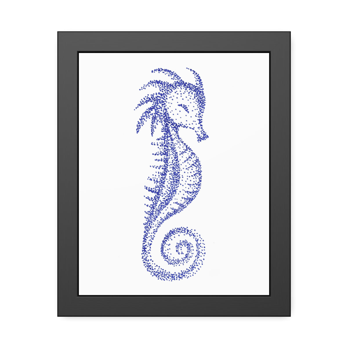 Framed Paper Posters - Seahorse