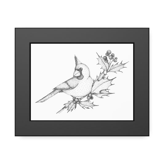 Framed Paper Posters - Cardinal