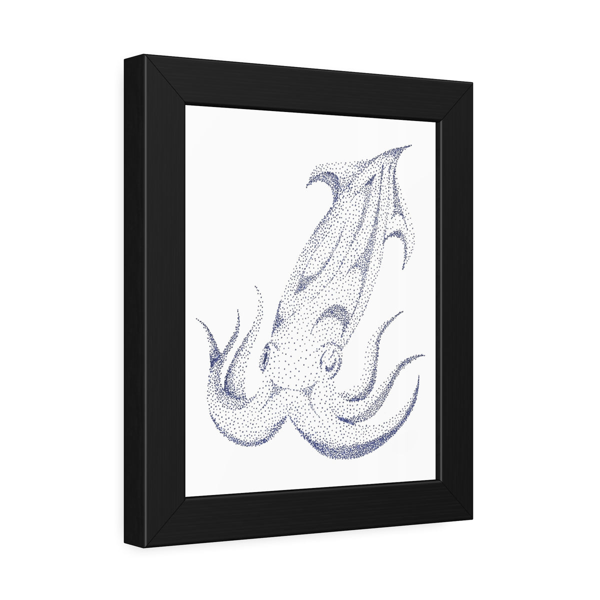 Framed Paper Posters - Squid