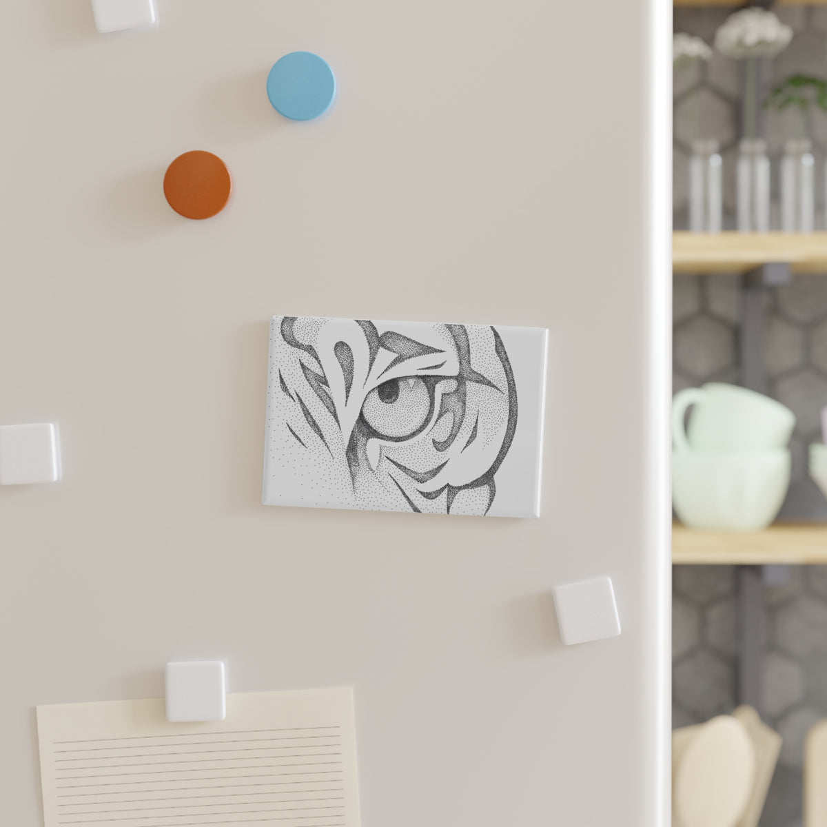 Magnet, Rectangle - Tiger Eye