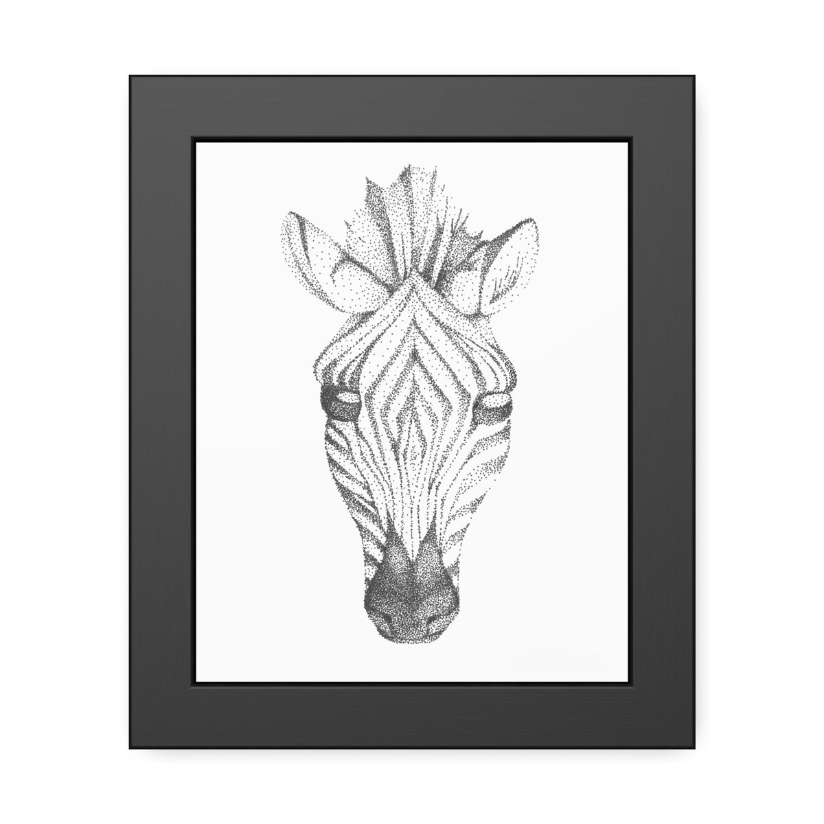 Framed Paper Posters - Zebra