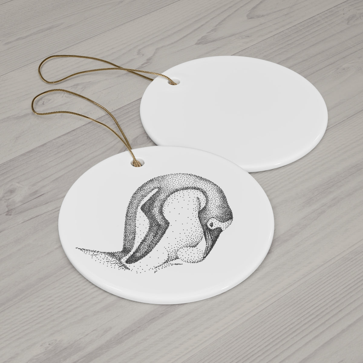 Ceramic Ornament — Penguin