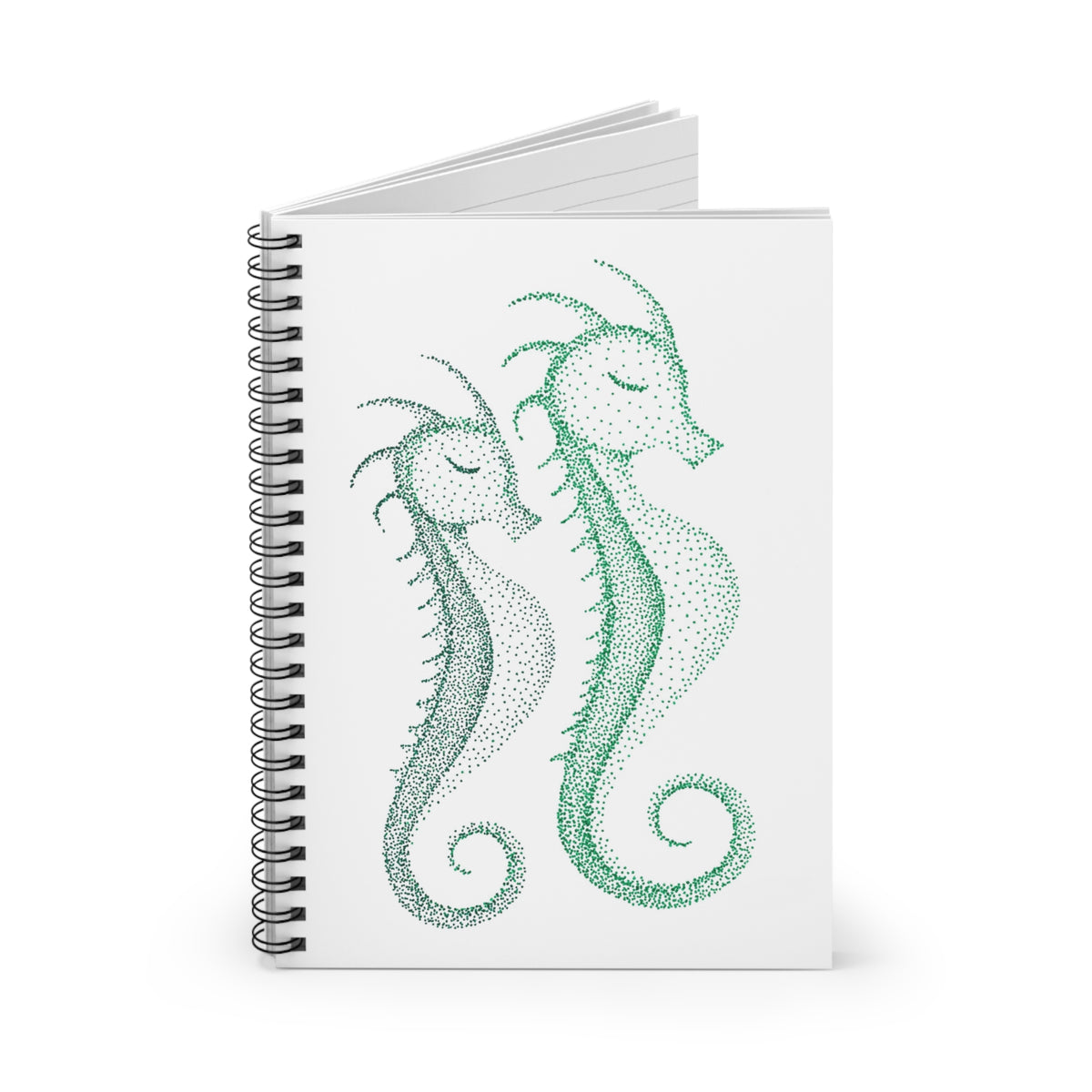 Spiral Notebook - Seahorse Pair