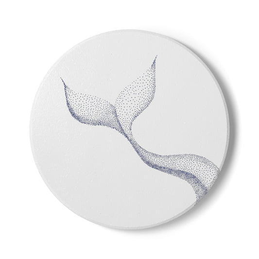 Ceramic Drink Coaster Set – Ocean Tail