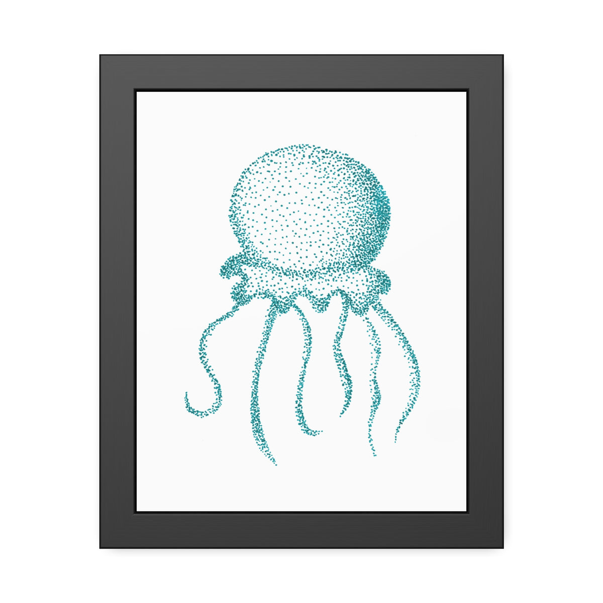 Framed Paper Posters - Jellyfish