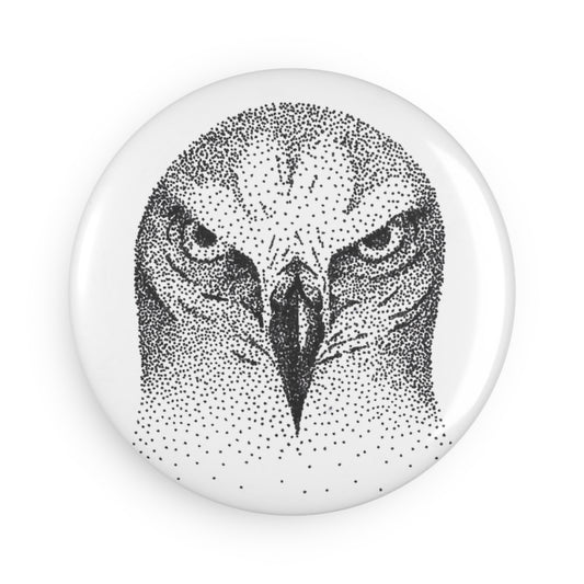 Button Magnet, Round - The Look