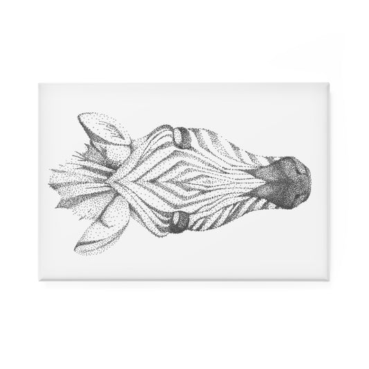 Magnet, Rectangle - Zebra